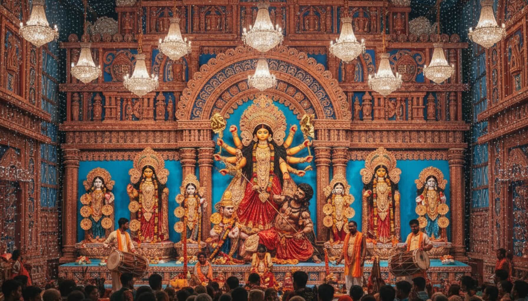 बंगाल की दुर्गा पूजा : भव्य उत्सव, परंपरा और सांस्कृतिक महत्व
