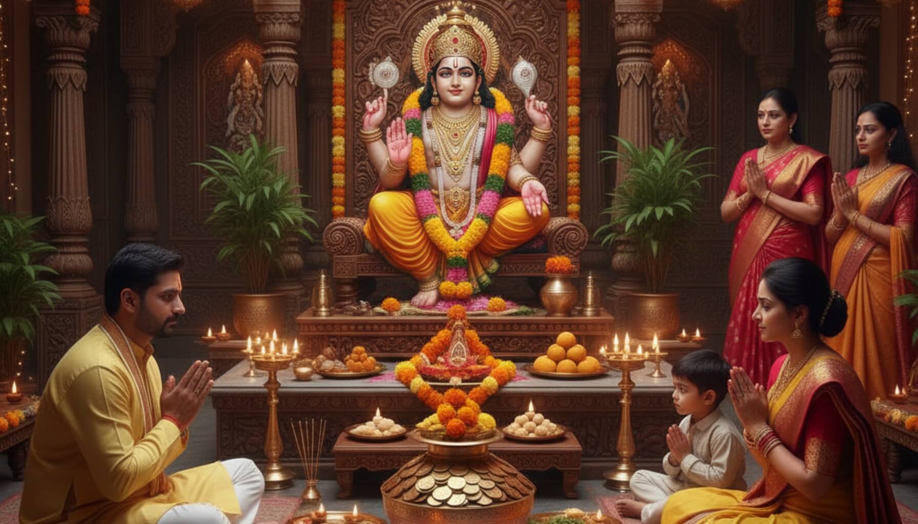 भगवान धनवंतरी की पूजा विधि, और धार्मिक महत्व