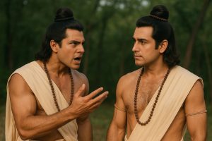 shree Ram and angry-Lakshman