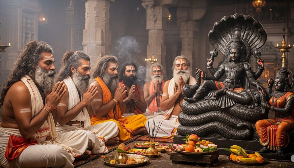 Bhagwan Vishnu and Maa Lakshmi
