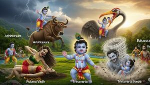 श्रीकृष्ण की प्रेरणादायक बाल लीलाएँ