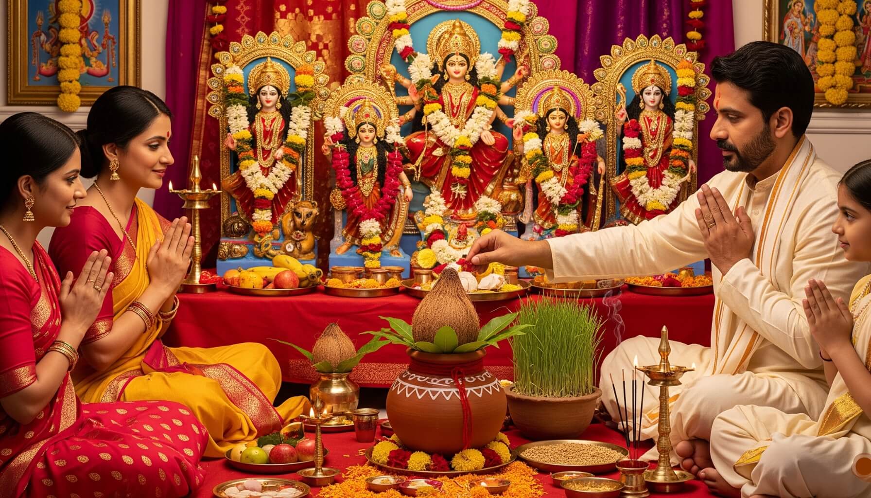 शारदीय नवरात्रि 2025: तिथियाँ, शुभ मुहूर्त, पूजा विधि और सांस्कृतिक महत्व