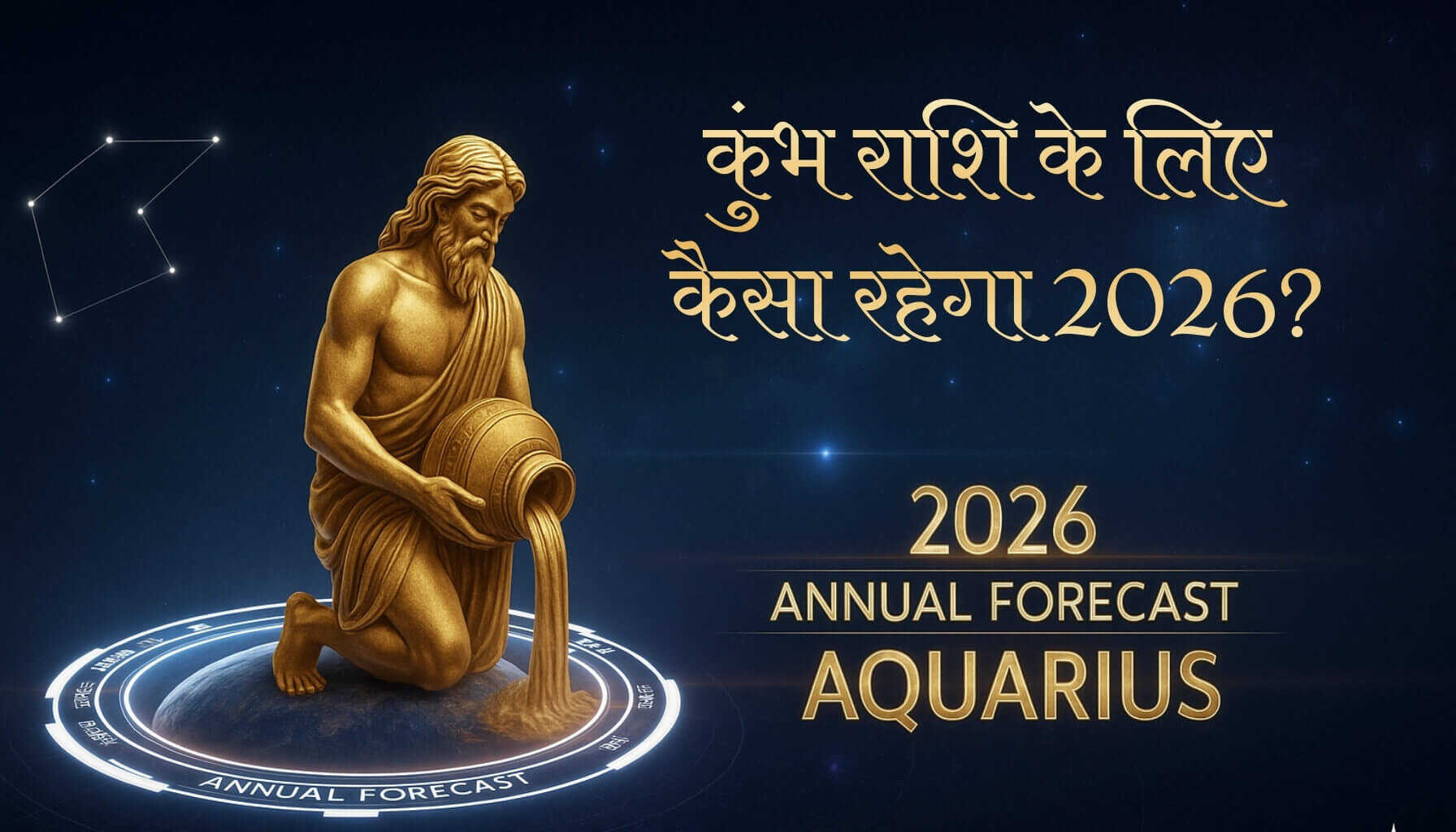 कैसा रहेगा कुंभ राशि के लिए 2026? | वार्षिक राशिफल
