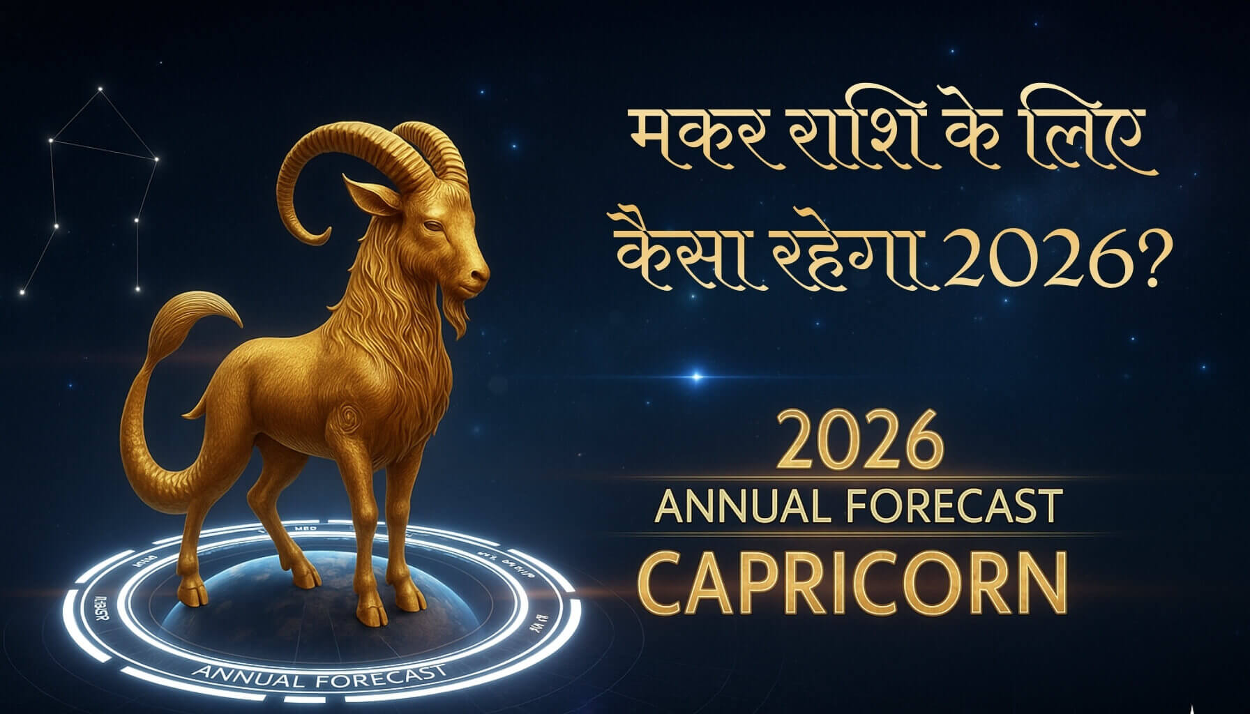 मकर राशि के लिए कैसा रहेगा 2026? जानिये 10 बड़ी भविष्यवाणी