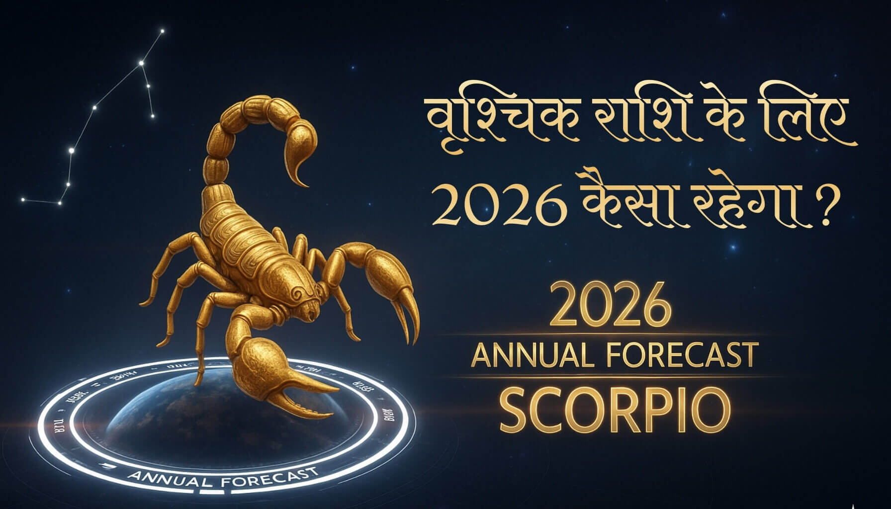 कैसा रहेगा वृश्चिक राशि के लिए 2026? इस साल की कुछ खास भविष्यवाणियाँ
