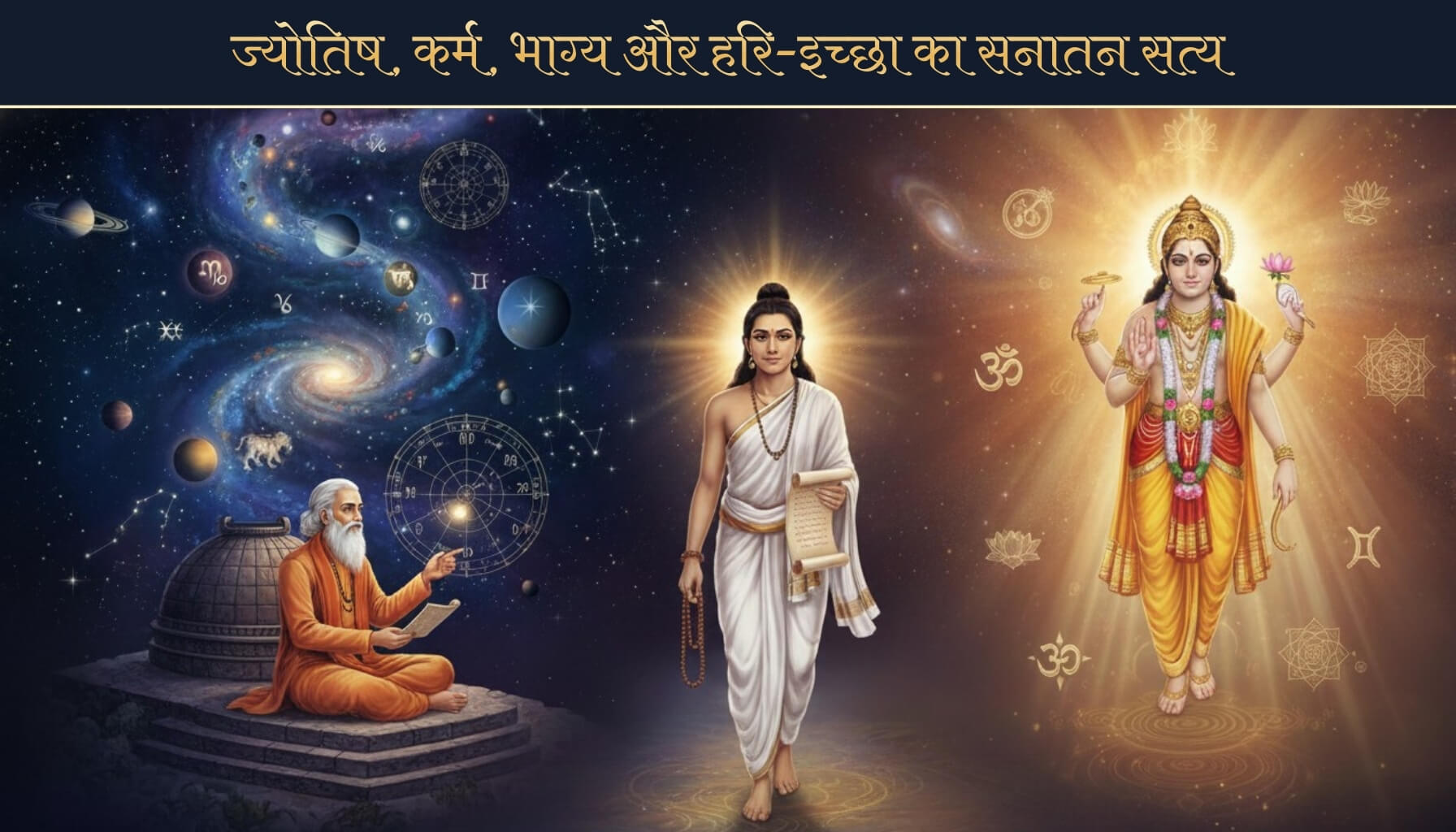 ज्योतिष पर भरोसा करें या भगवान पर? कर्म, भाग्य और हरि-इच्छा का सनातन सत्य